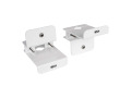 Mounting Clamp for Medical-Grade Power Strips - Antimicrobial Protection
