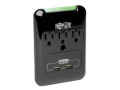 Protect It! 3-Outlet Surge Protector, Direct Plug-In, 540 Joules, 2.1 A USB Charger, Diagnostic LED
