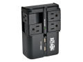 Protect It! Surge Protector with 4 Rotatable Outlets, Direct Plug-In, 1080 Joules, 3.4A USB Charger