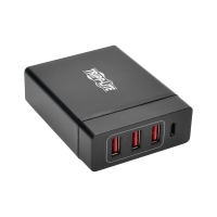 4-Port USB Charging Station with USB-C Charging and USB-A Auto-Sensing Ports image