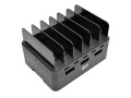 5-Port USB Charging Station with Built-In Device Storage, 12V 4A (48W) USB Charger Output