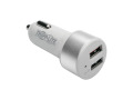 Dual-Port USB Car Charger for Tablets and Cell Phones with Qualcomm Quick Charge 3.0 Technology