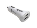 USB Car Charger, Quick Charge - Dual USB-A 3.0, UL 2089 Certified