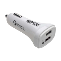 USB Car Charger, Quick Charge - Dual USB-A 3.0, UL 2089 Certified image