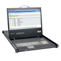 1U Rack-Mount Console with 19 in. LCD, 1920 x 1080 (1080p), DVI or VGA Video, TAA image