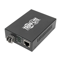 Gigabit Multimode Fiber to Ethernet Media Converter, POE+ - 10/100/1000 LC, 850 nm, 550 m (1804 ft.) image