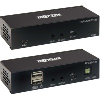 HDMI over Cat6 Extender Kit with KVM Support, 4K 60Hz, 4:4:4, USB/IR, PoC, HDR, HDCP 2.2, 230 ft., TAA image