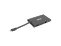 USB-C Laptop Docking Station - HDMI, VGA, GbE, 4K @ 30 Hz, Thunderbolt 3, USB-A, USB-C, PD Charging 3.0, Black