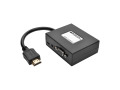 HDMI to VGA and Audio Adapter, 1080p - 1920 x 1080, 6 in., Black, TAA