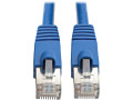 Tripp Lite Cat6a Ethernet Cable 10G STP Snagless Shielded PoE M/M Blue 12ft