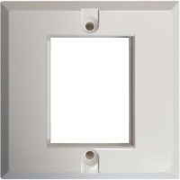 Tripp Lite 1-Port UK-Style Gang Frame for 6C-Type Insert Module, White image