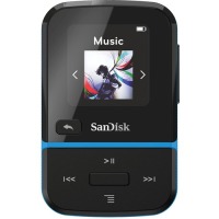 SanDisk Clip Sport Go 32 GB Flash MP3 Player - Blue image