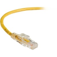 Black Box GigaTrue 3 CAT6 550-MHz Lockable Patch Cable (UTP), Yellow, 50-ft. (15.2-m) image