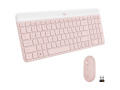 Logitech Slim Wireless Keyboard and Mouse combo - rose