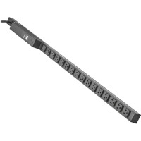 Tripp Lite 1.44kW Single-Phase Local Metered PDU with ISOBAR Surge Protection, 120V, 3840 Joules, 16 NEMA 5-15R Outlets, L5-30P Input, 15 ft. Cord, 0U Vertical image