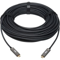 Tripp Lite USB 3.2 Gen 2 Fiber Active Optical Cable, M/M, 30 m (98 ft.) image