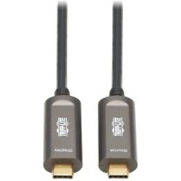 Tripp Lite USB-C to USB-C Fiber Active Optical Cable, M/M, Black, 10 m (33 ft.) image