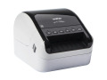 Brother QL-1110NWB Desktop Direct Thermal Printer - Monochrome - Label Print - Ethernet - USB - Yes - Bluetooth - White, Glossy Black