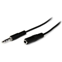 StarTech.com 2m Slim 3.5mm Stereo Extension Audio Cable - M/F image