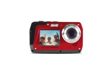 Minolta MN40WP 48mp Dual Screen Ultra HD Waterproof to 10ft- Red image