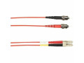 OM4 50/125 Multimode Fiber Optic Patch Cable LSZH ST-LC RD 5M
