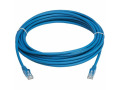 Cat6 Gigabit Snagless Molded UTP Ethernet Cable (RJ45 M/M), PoE, LSZH, Blue, 7 m