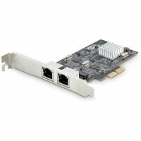 StarTech.com 2-Port 2.5GBase-T Ethernet Network Adapter Card - PCIe 2.0 x2 image