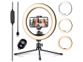 10" Ring light with table top tripod