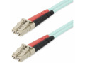 StarTech.com 20m (65ft) LC/UPC to LC/UPC OM4 Multimode Fiber Optic Cable, 50/125µm LOMMF/VCSEL Zipcord Fiber, 100G, LSZH Fiber Patch Cord