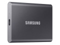 Samsung T7 MU-PC1T0T/AM 1 TB Portable Solid State Drive - External - PCI Express NVMe - Titan Gray