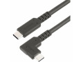 StarTech.com 3ft (1m) Rugged Right Angle USB-C Cable, USB 10 Gbps, USB C to C Data Transfer Cable, 100W PD, 4K 60Hz, 90 Degree USB-C Cable