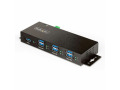 StarTech.com 7-Port Managed USB Hub, Heavy Duty Metal Industrial Housing, ESD & Surge Protection, Wall/Desk/Din-Rail Mountable, USB 5Gbps