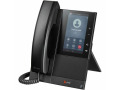 Poly CCX 505 IP Phone - Corded - Corded/Cordless - Bluetooth, Wi-Fi - Desktop, Wall Mountable - Black