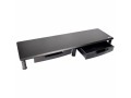 Tripp Lite by Eaton Extra-Wide Dual-Monitor Riser with Storage Drawers, 39 x 11 in., Black, TAA