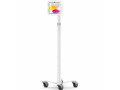 Compulocks Galaxy Tab A8 10.5" Space Enclosure Medical Rolling Cart Plus Hub