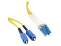 Quiktron Value Series Single-Mode LC-SC Duplex Fiber Cable