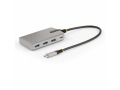 StarTech.com 4-Port USB-C Hub with USB-C DP Alt Mode Video Output, 3x USB-A, 1x USB-C, 100W Power Delivery Pass-Through, USB 3.2 10Gbps