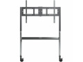 ViewSonic VB-STND-009 Slim Mobile Cart, Compatible with Displays up to 105" and 265 lbs. Max