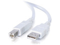 5m USB 2.0 A/B Cable, White