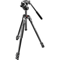Manfrotto 290 Xtra Aluminum Tripod with 128RC Micro Fluid Video Head image