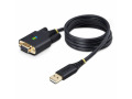 StarTech.com 3ft (1m) USB to Null Modem Serial Adapter Cable, COM Retention, FTDI, RS232, Changeable DB9 Screws/Nuts, Windows/macOS/Linux