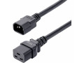 StarTech.com 6ft (1.8m) Heavy Duty Power Cord, C14 to C19, 15A 250V, 14AWG, PDU Power Cord, Server Power Cable, UL Listed