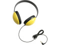 Califone 2800-YL CT Listening First Stereo Headphone - Yellow, Chew resistant