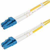 StarTech.com 5m (16.4ft) LC to LC (UPC) OS2 Single Mode Duplex Fiber Optic Cable, 9/125µm, 10G, LSZH Fiber Patch Cord image