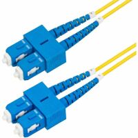 StarTech.com 30m (98.4ft) SC to SC (UPC) OS2 Single Mode Duplex Fiber Optic Cable, 9/125µm, 40G/100G, LSZH Fiber Patch Cord image