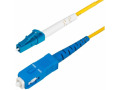 StarTech.com 10m (32.8ft) LC to SC (UPC) OS2 Single Mode Simplex Fiber Optic Cable, 9/125µm, 40G/100G, LSZH Fiber Patch Cord