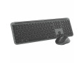 Logitech MK955 Signature Slim Wireless Keyboard and Mouse Combo, For Larger Hands, Quiet Typing and Clicking, Switch Across Three Devices, Bluetooth, Multi-OS, for Windows and Mac, Graphite