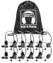 Hamilton SOP-HA2 Sack-O-Phones, 10 HA2 Personal Headsets, Foam Ear Cushions in a Carry Bag