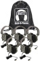 Hamilton SOP-SC7V Sack-O-Phones, 5 SC7V Deluxe Headphones with Volume Control in a Carry Bag