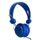 HamiltonBuhl TRRS Headset with In-Line Microphone - Blue